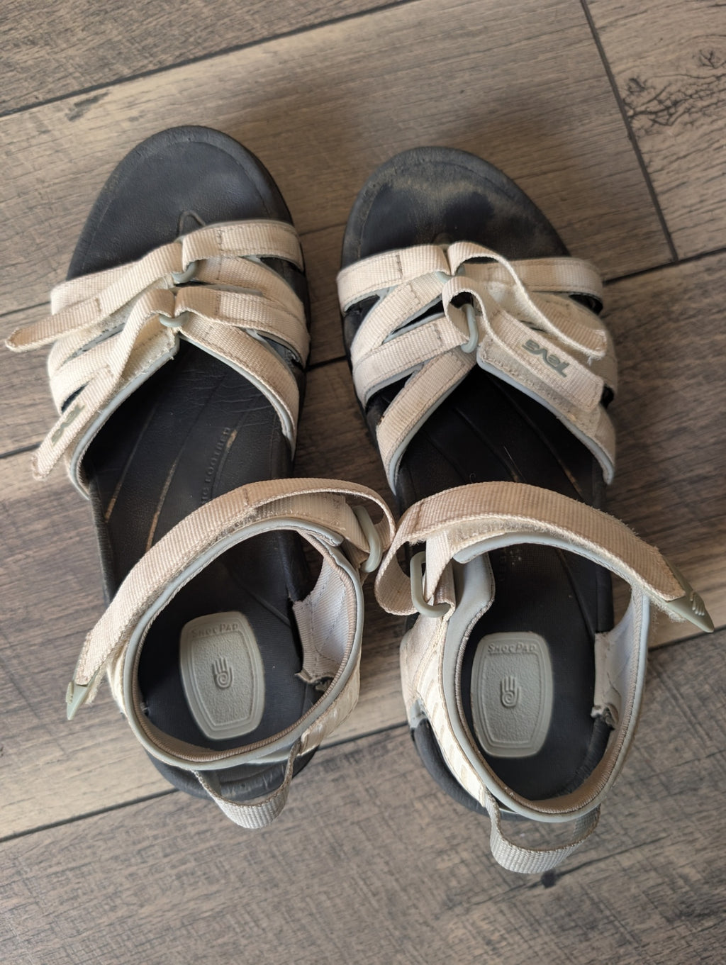 Teva Hiking Sandals 7.5 White