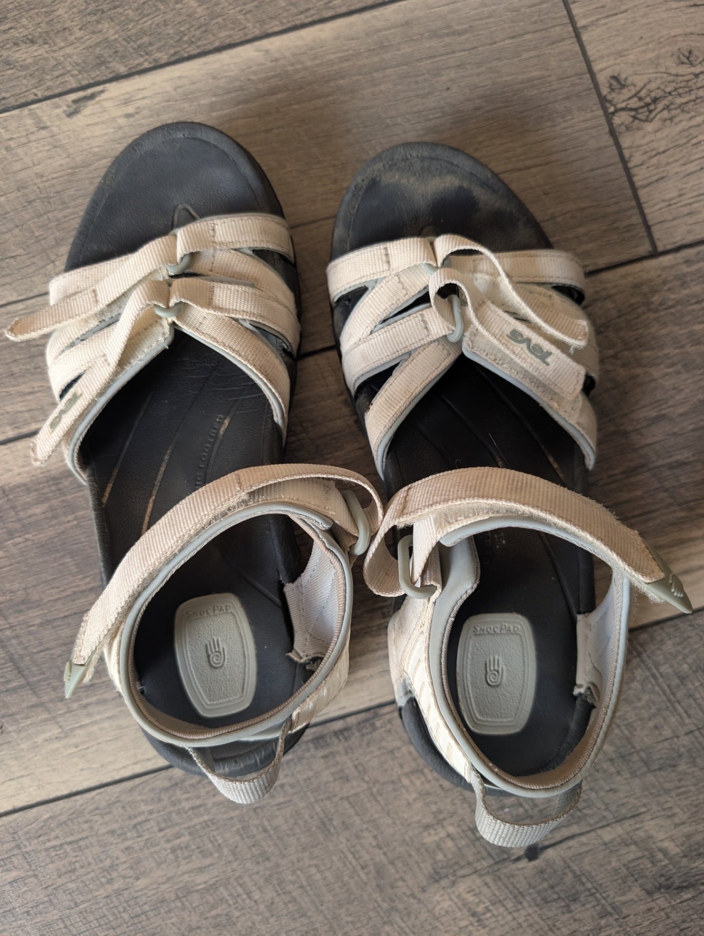 Teva Hiking Sandals 7.5 White