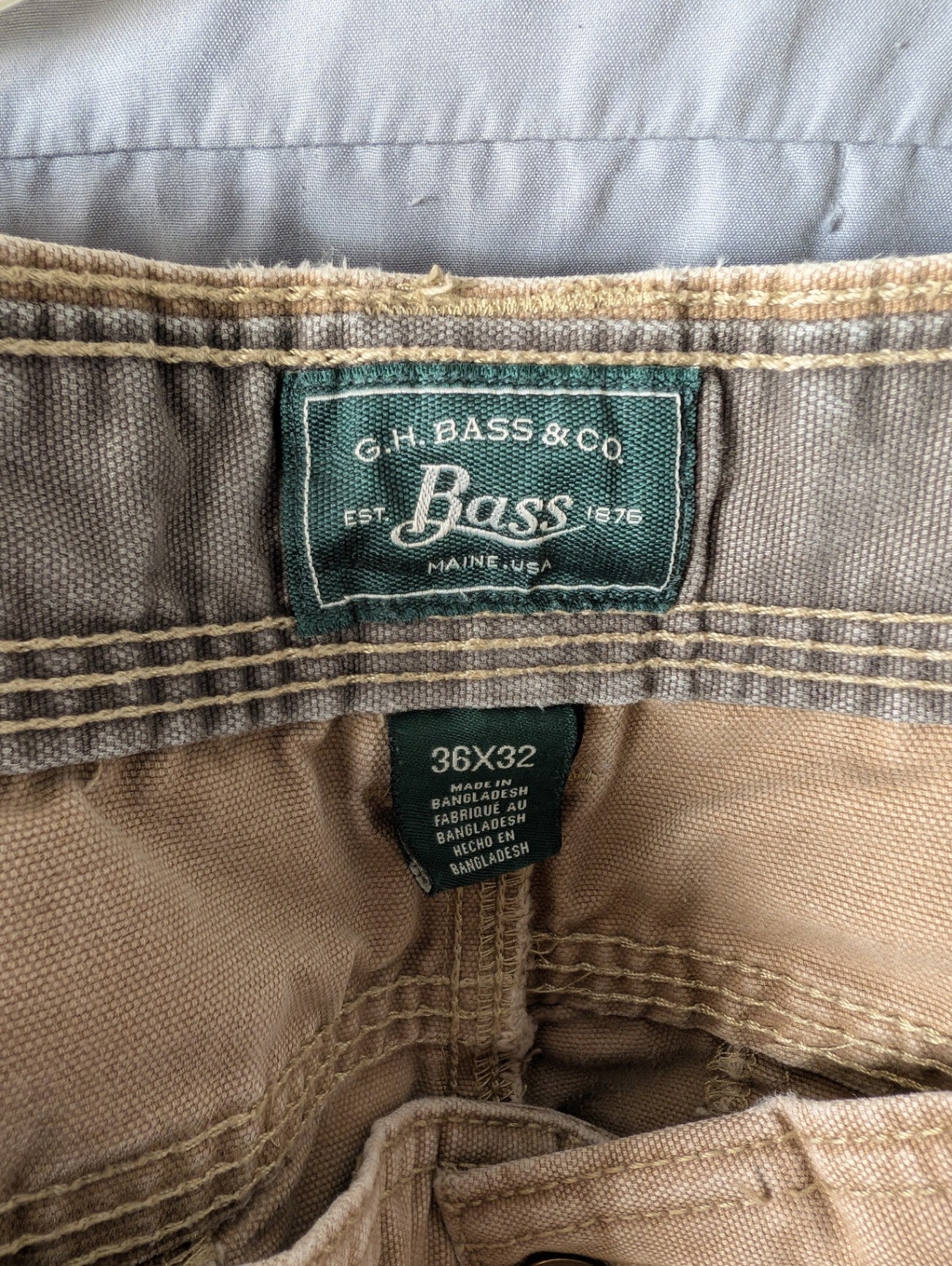G.H. Bass and Co. Pants 36x32 Tan