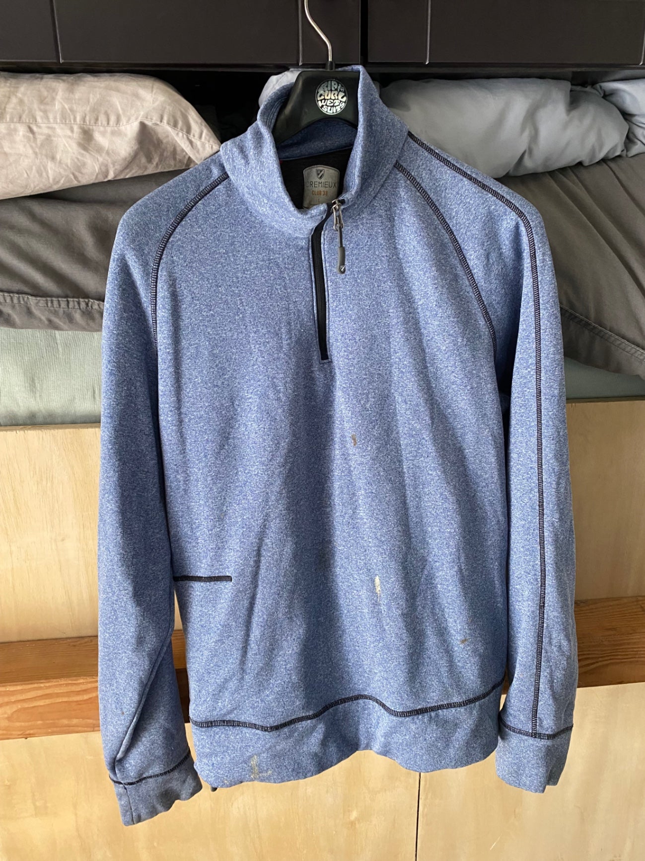 Cremieux Club 38 Jacket (Quarter-Zip) (No Hood) L Blue