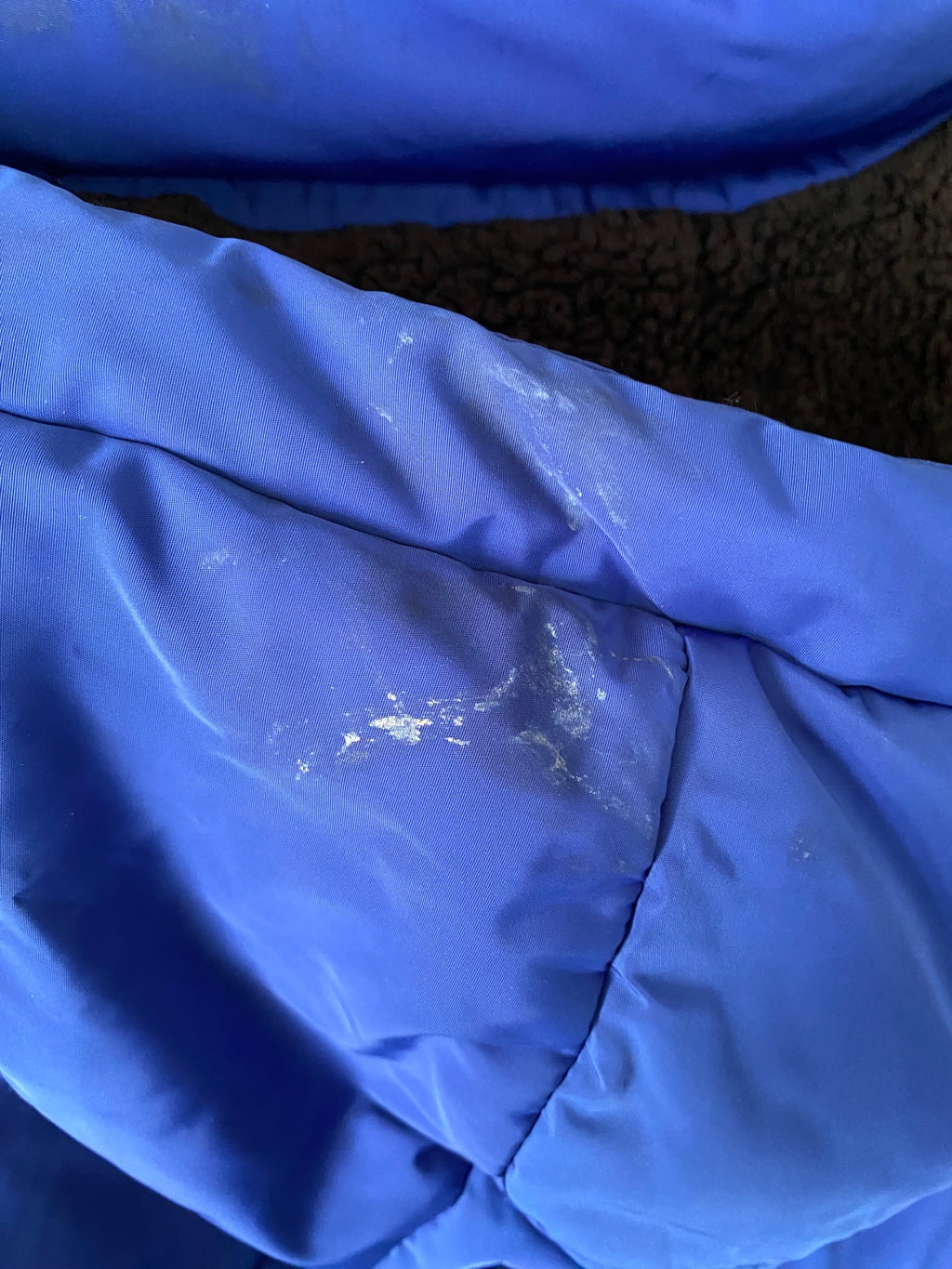 Calvin Klein Puffy Jacket (Full Zip/ Hood) M Blue