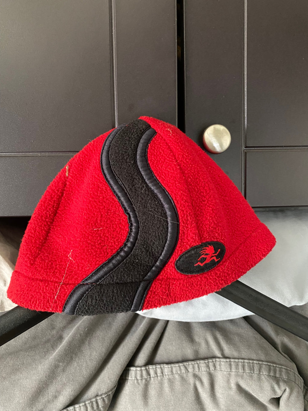 Gramicci Hat (Beanie) One Size Red/ Black Stripe