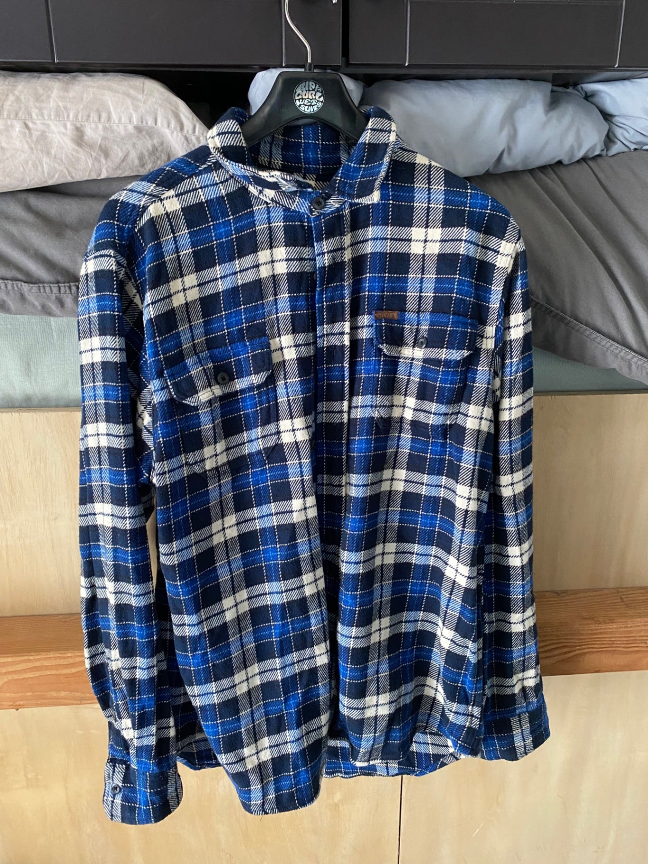 Orvis Longsleeve (Button-Up) L Blue/ Flannel