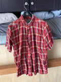 Royal Robins Short Sleeve (Button Up) L Red Flannel