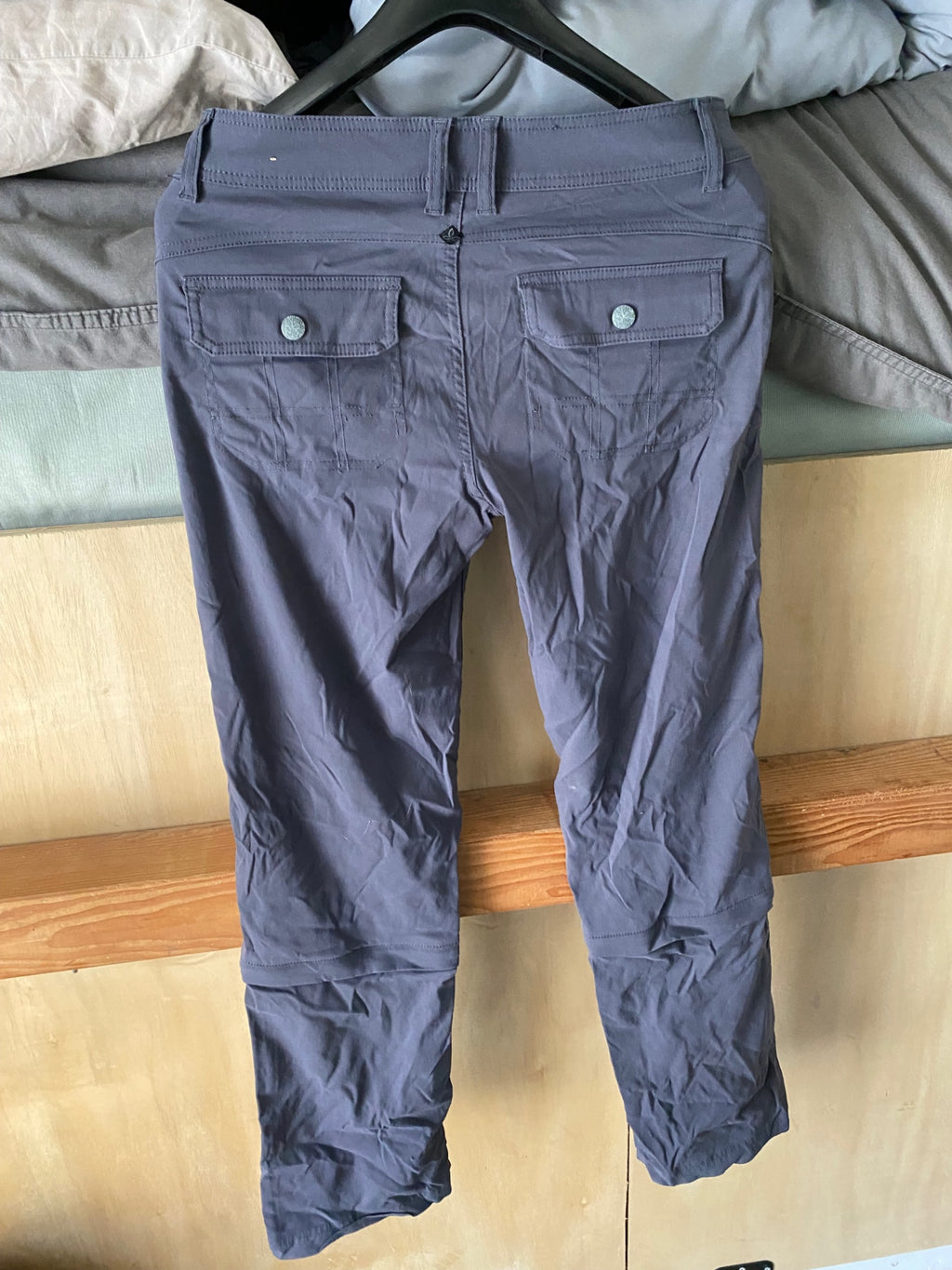 Prana Pants (Hiking)(Zip-Off) 4 Grey