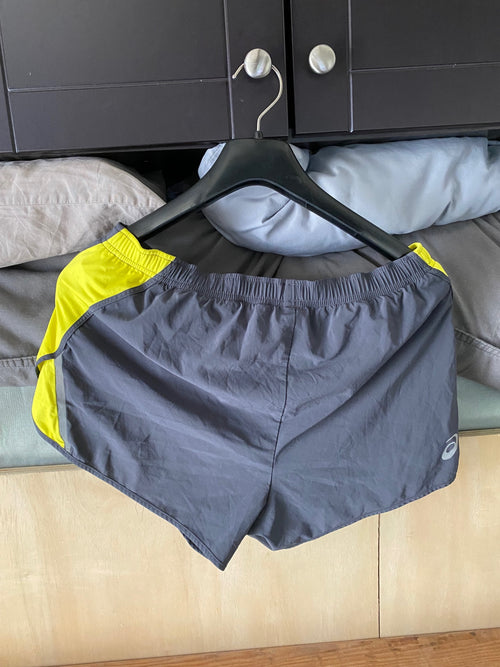 Asics Running Shorts M Grey/Yellow