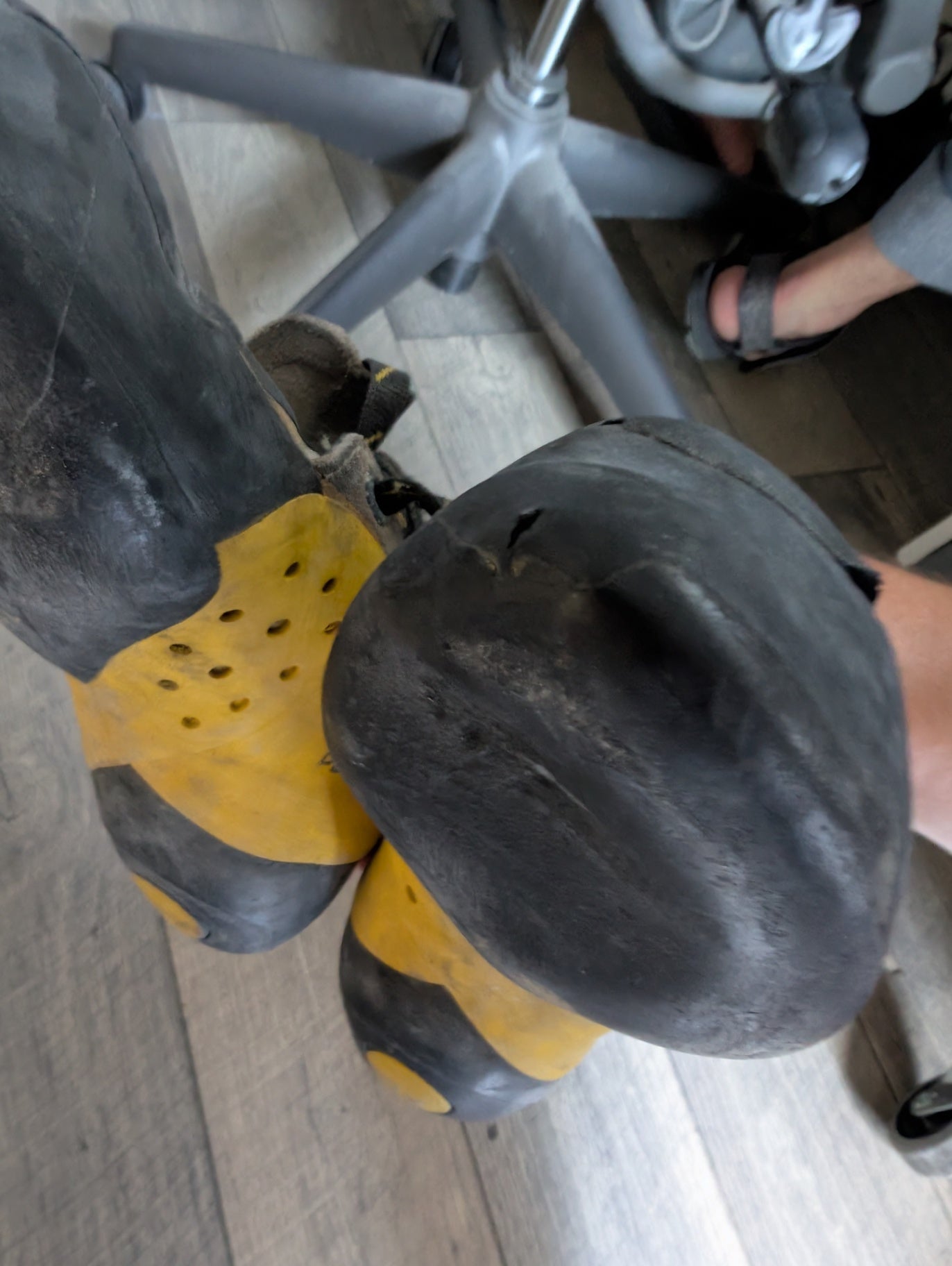 La Sportiva Shoes (Climbing) 42.5 Yellow/White Solution