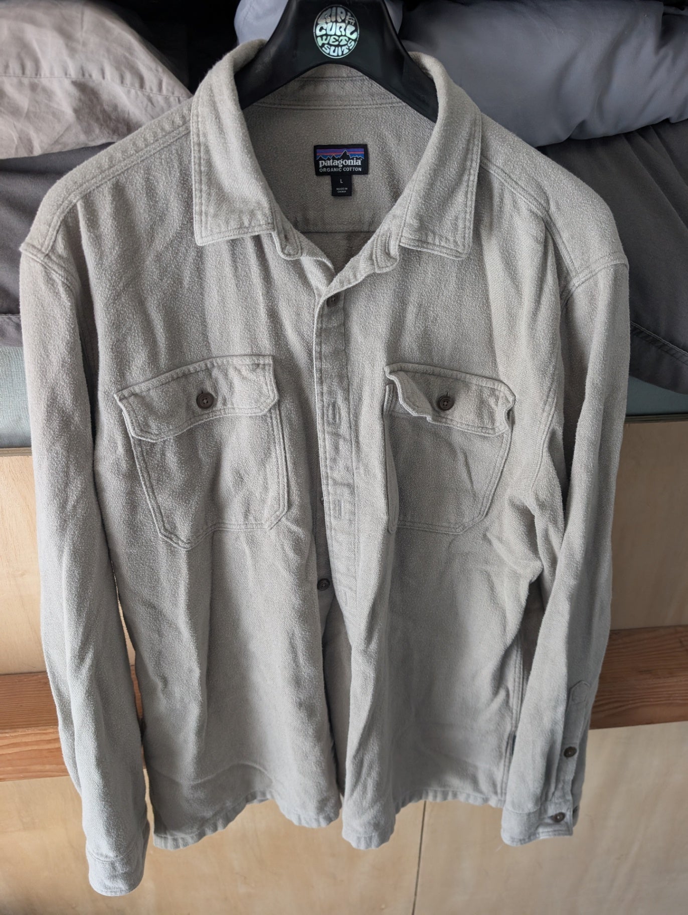 Patagonia Longsleeve (Button-Up) L Grey