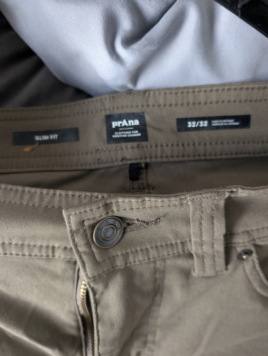 Prana Pants (Hiking)(Slim-Fit) 32x32 Green
