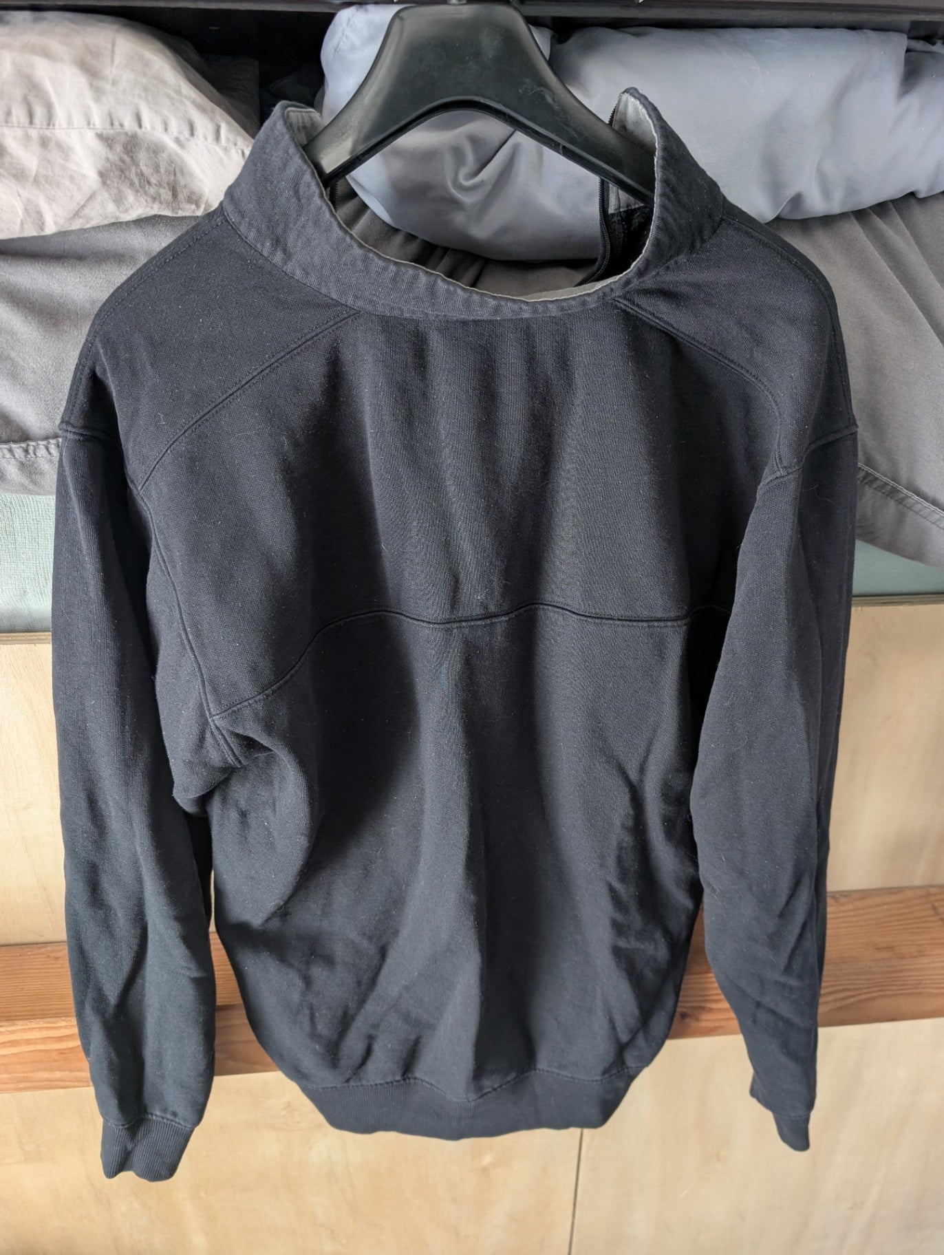 Columbia Jacket (Quarter-Zip) (No Hood) M Black
