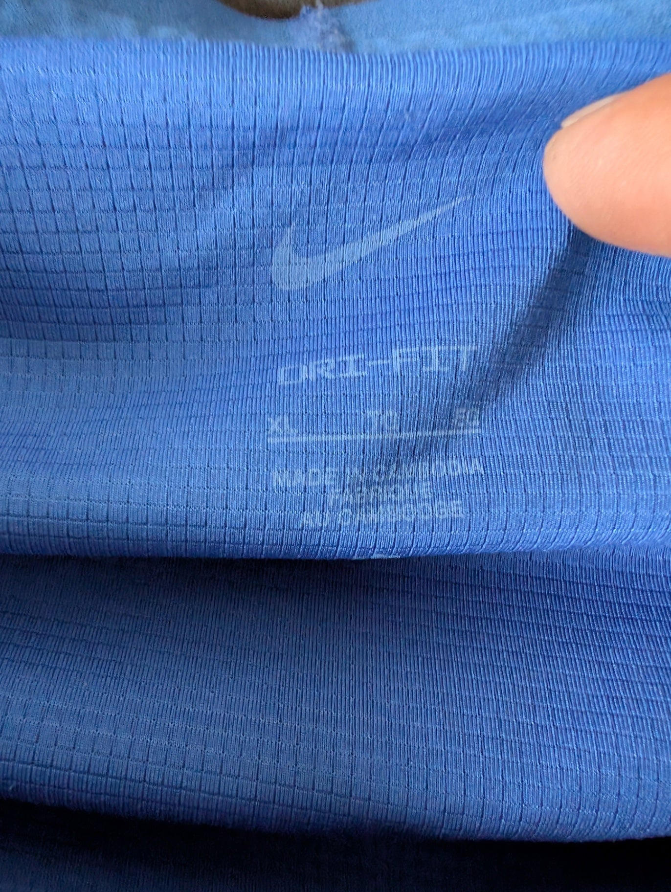 Nike Running Shorts XL Blue Dry Fit