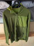 Arcteryx Thermal Top (Full Zip)(Hood) XL Green/Yellow Polartec
