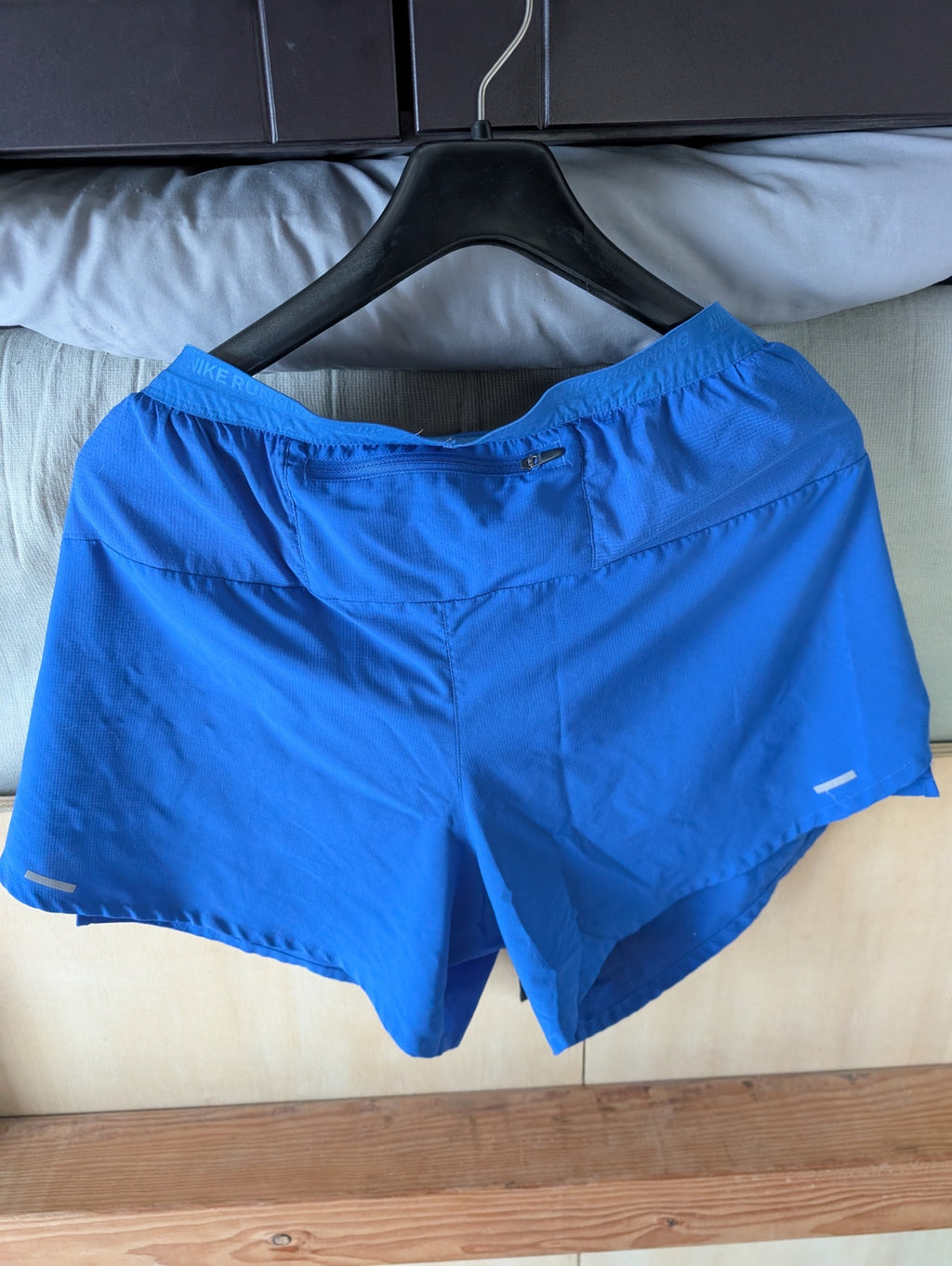 Nike Running Shorts XL Blue Dry Fit