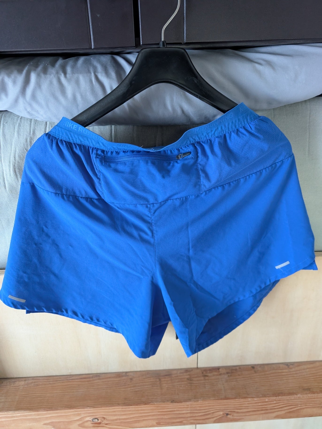 Nike Running Shorts XL Blue Dry Fit