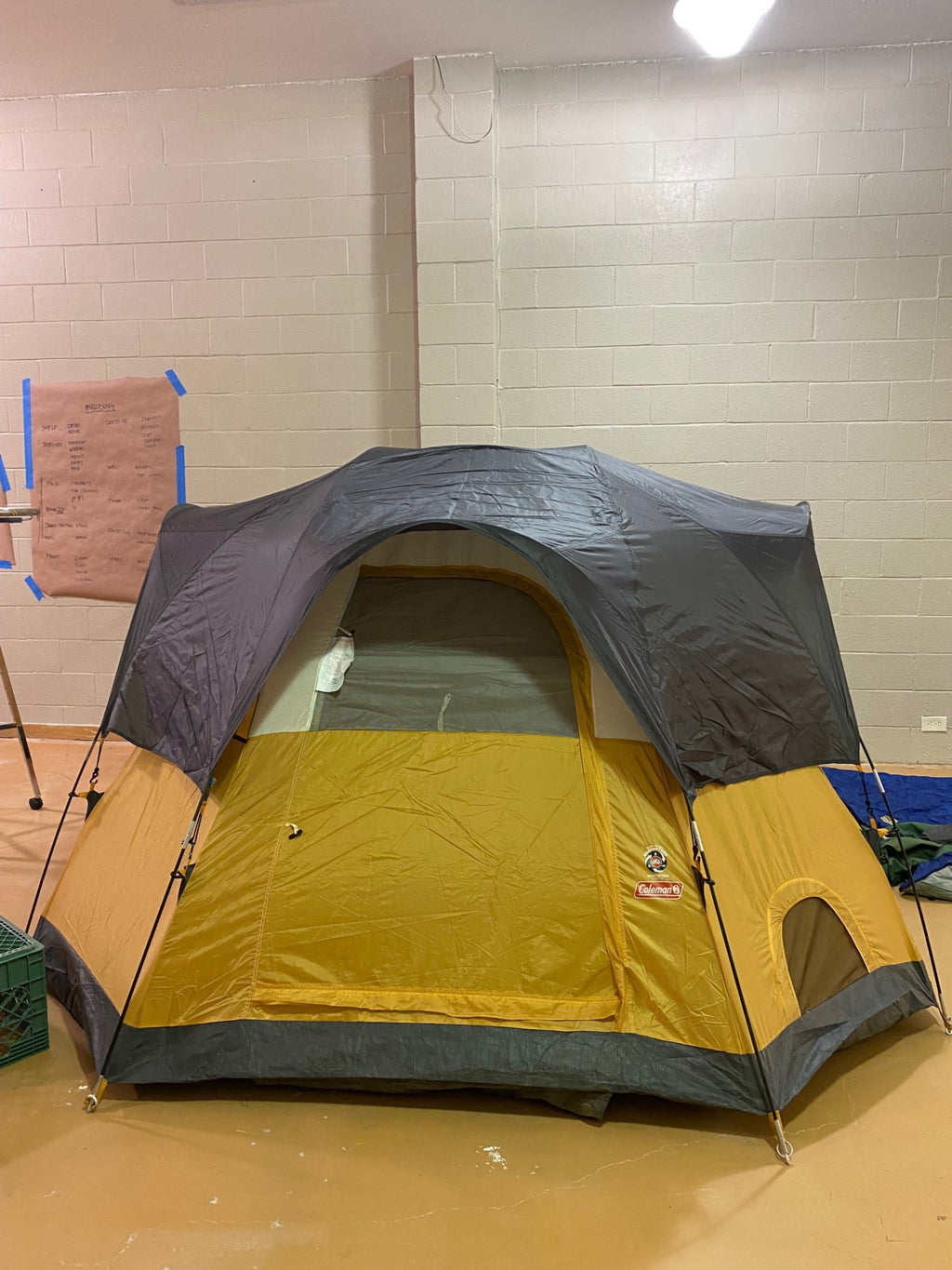 Coleman Crescent Rim 9x9 Camping (Tent) Tan/Grey