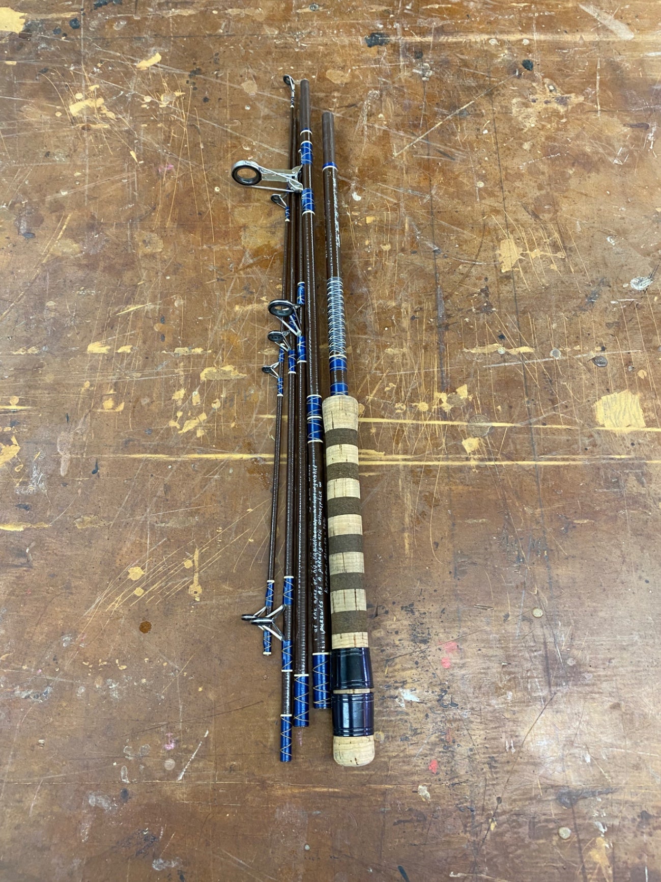 George's Custom Rods Fly Fishing (Rod) Brown/Blue