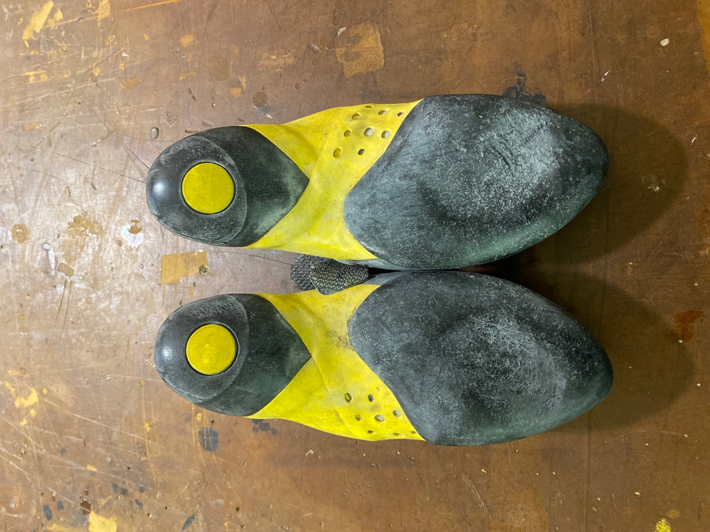 La Sportiva Solutions Shoes (Climbing) 40.5 White/Yellow