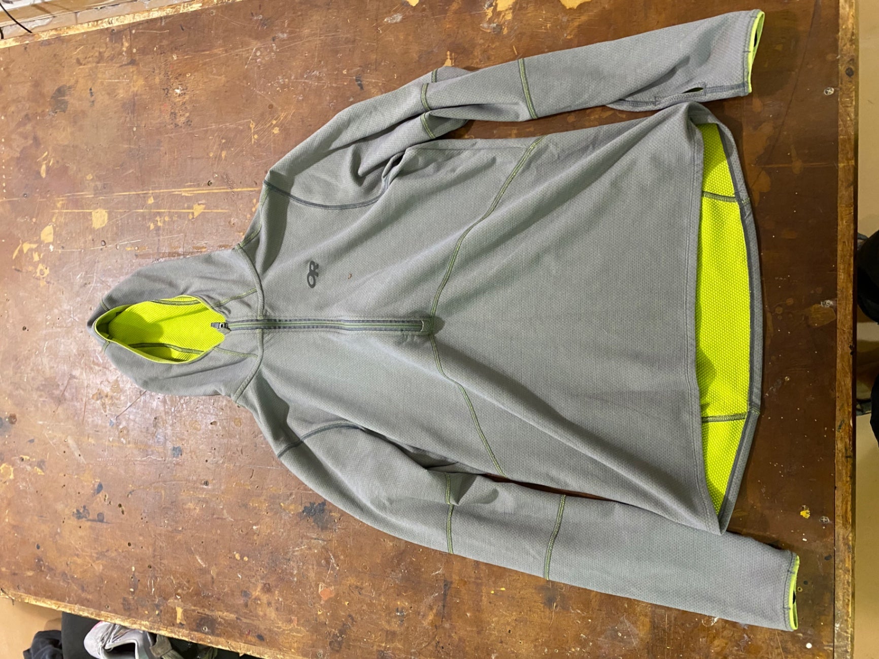 Outdoor Research Jacket (Quarter Zip) XL Grey/Green