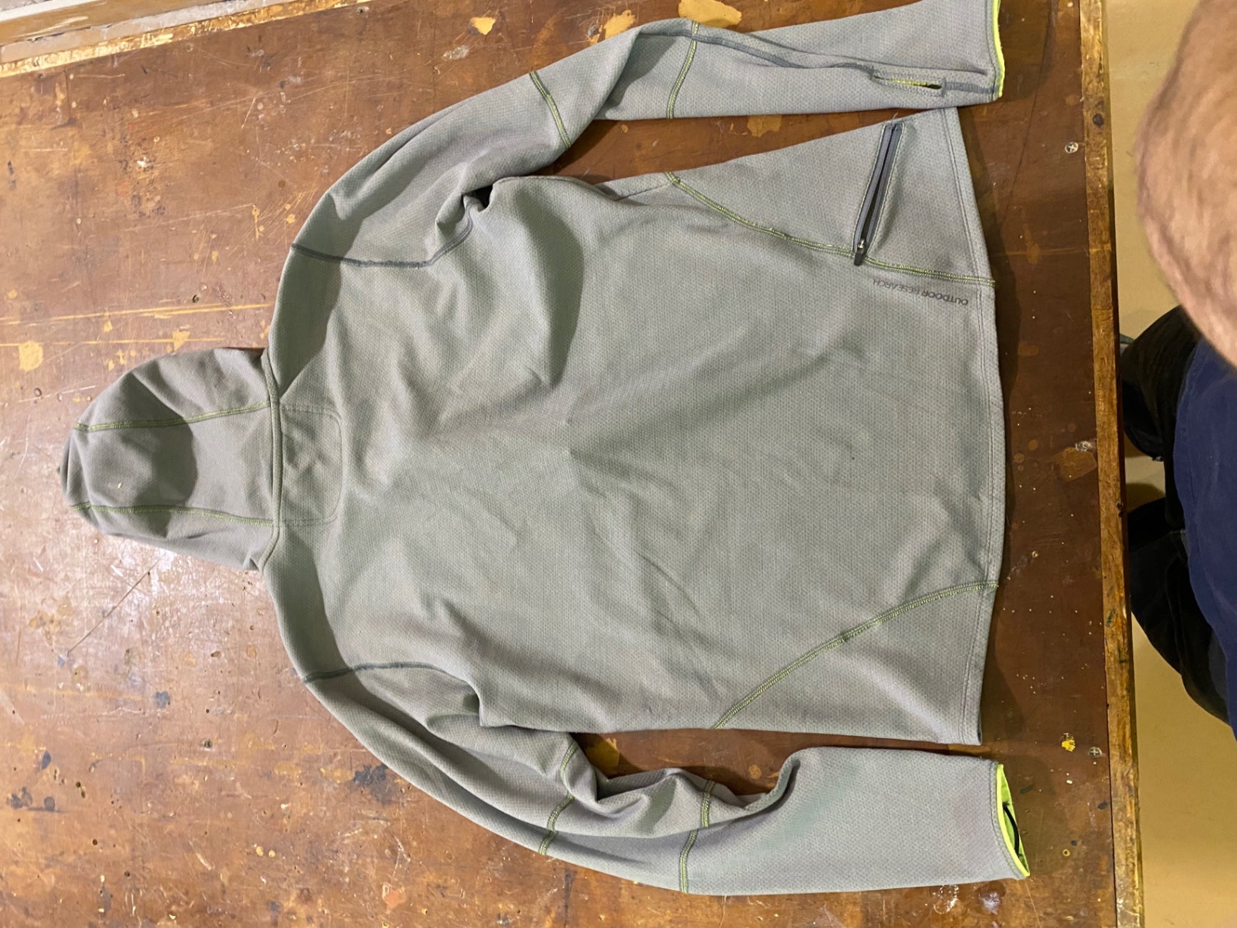 Outdoor Research Jacket (Quarter Zip) XL Grey/Green