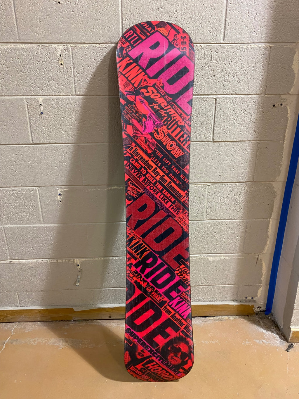 Ride Kink Snowboard 155cm Black/Red
