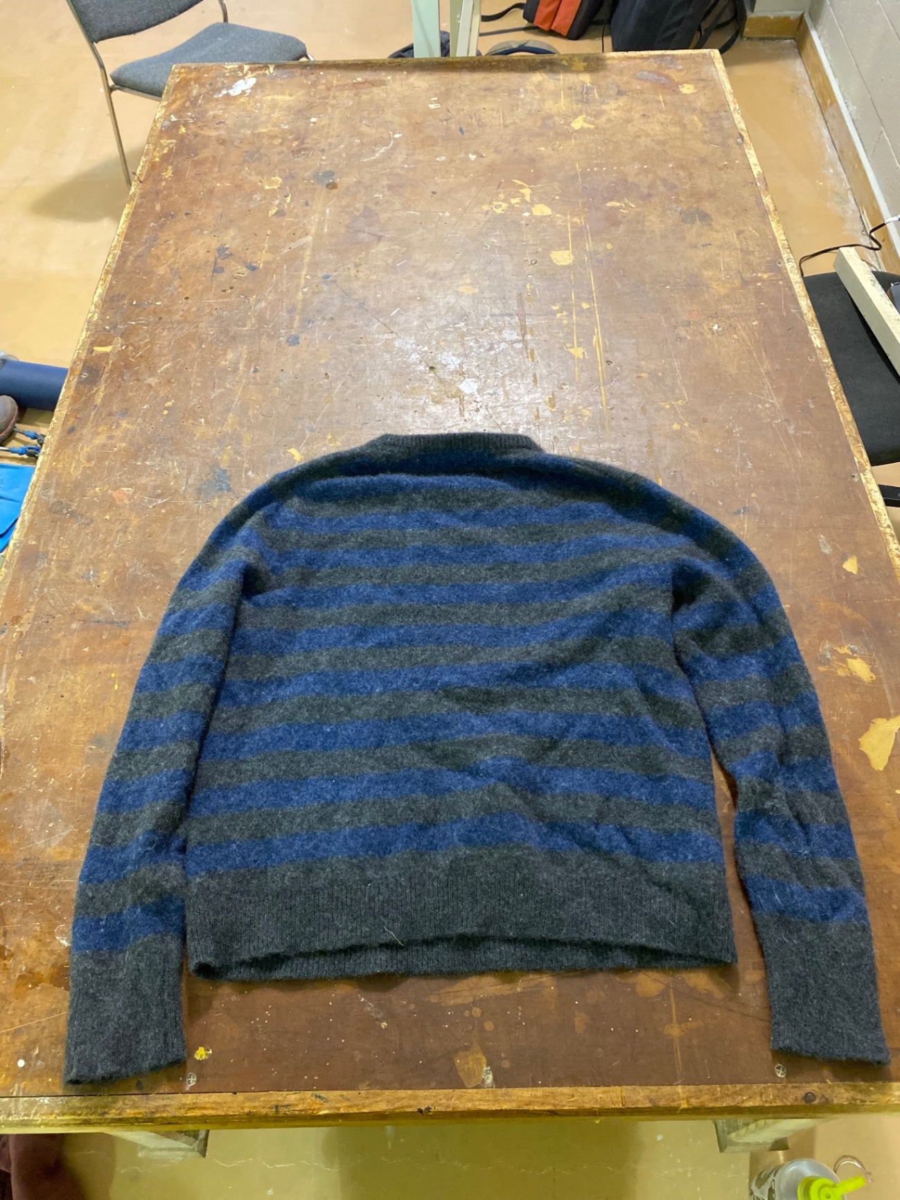 Patagonia Wool Sweater M Grey/Blue