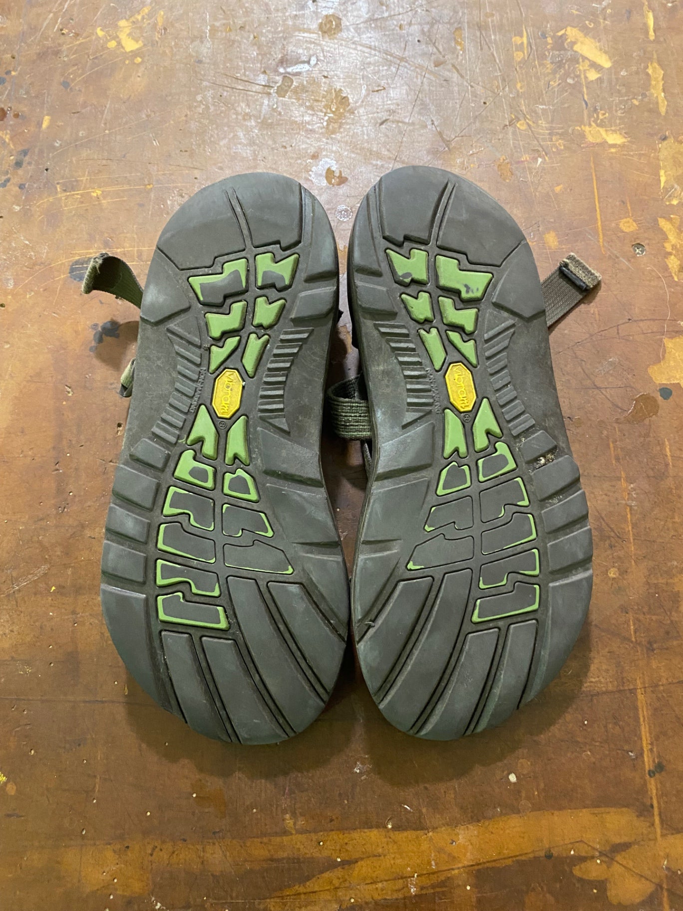 Chaco Sandals 12 Brown/Green