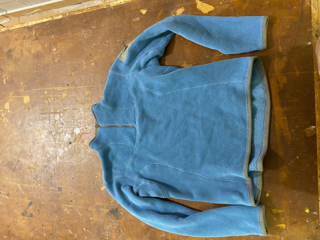 Arcteryx Polartec Fleece Jacket (Quarter-Zip) (No Hood) XS Blue/Grey