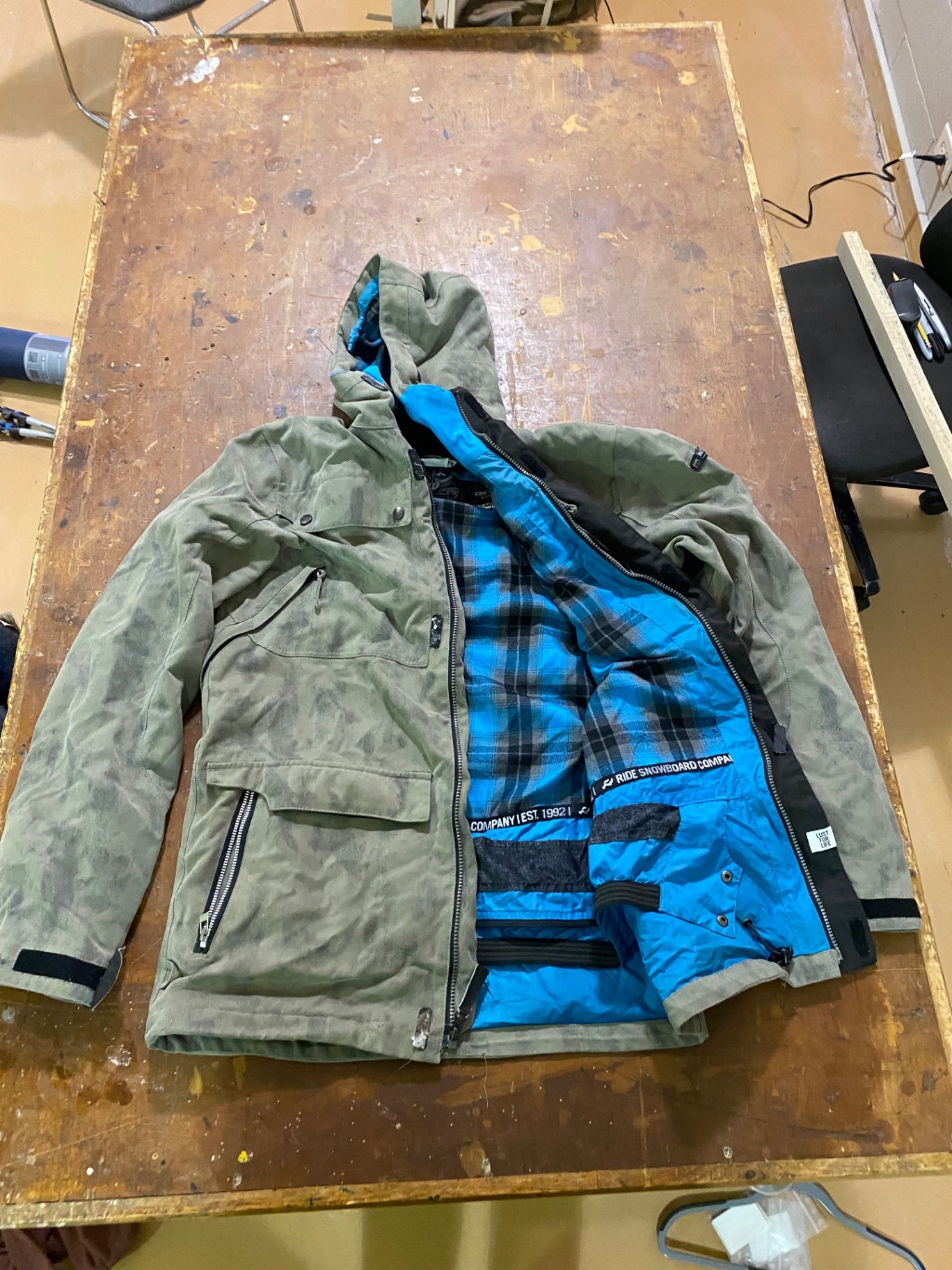 Ride Jacket (Full Zip/Snow) M Grey