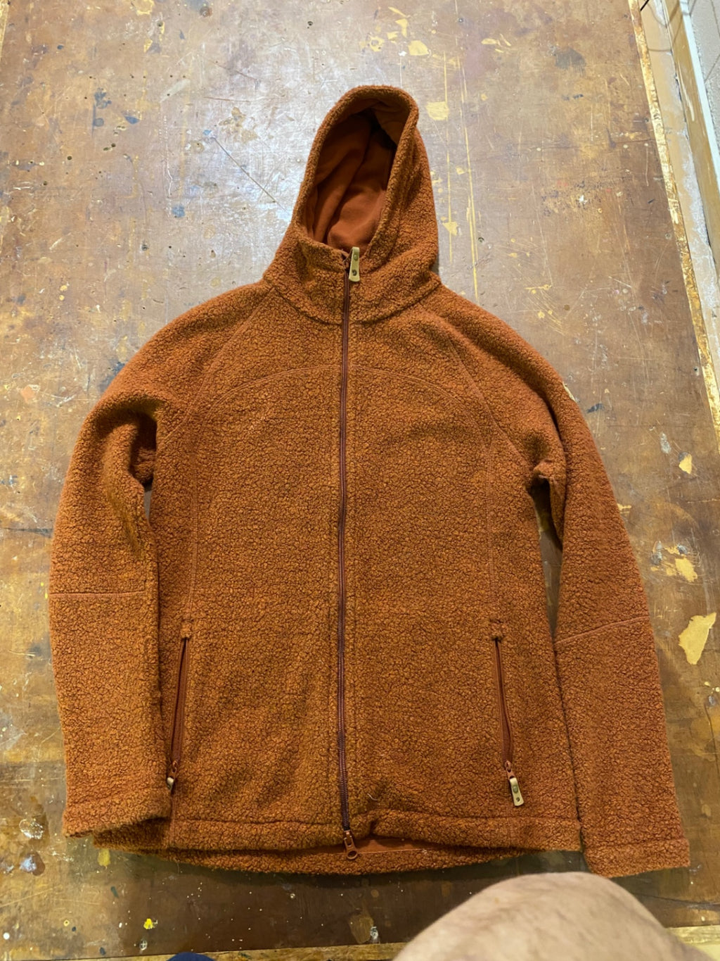 Fjallraven Kaitum Fleece Jacket (Full-Zip) (Hood) M Orange