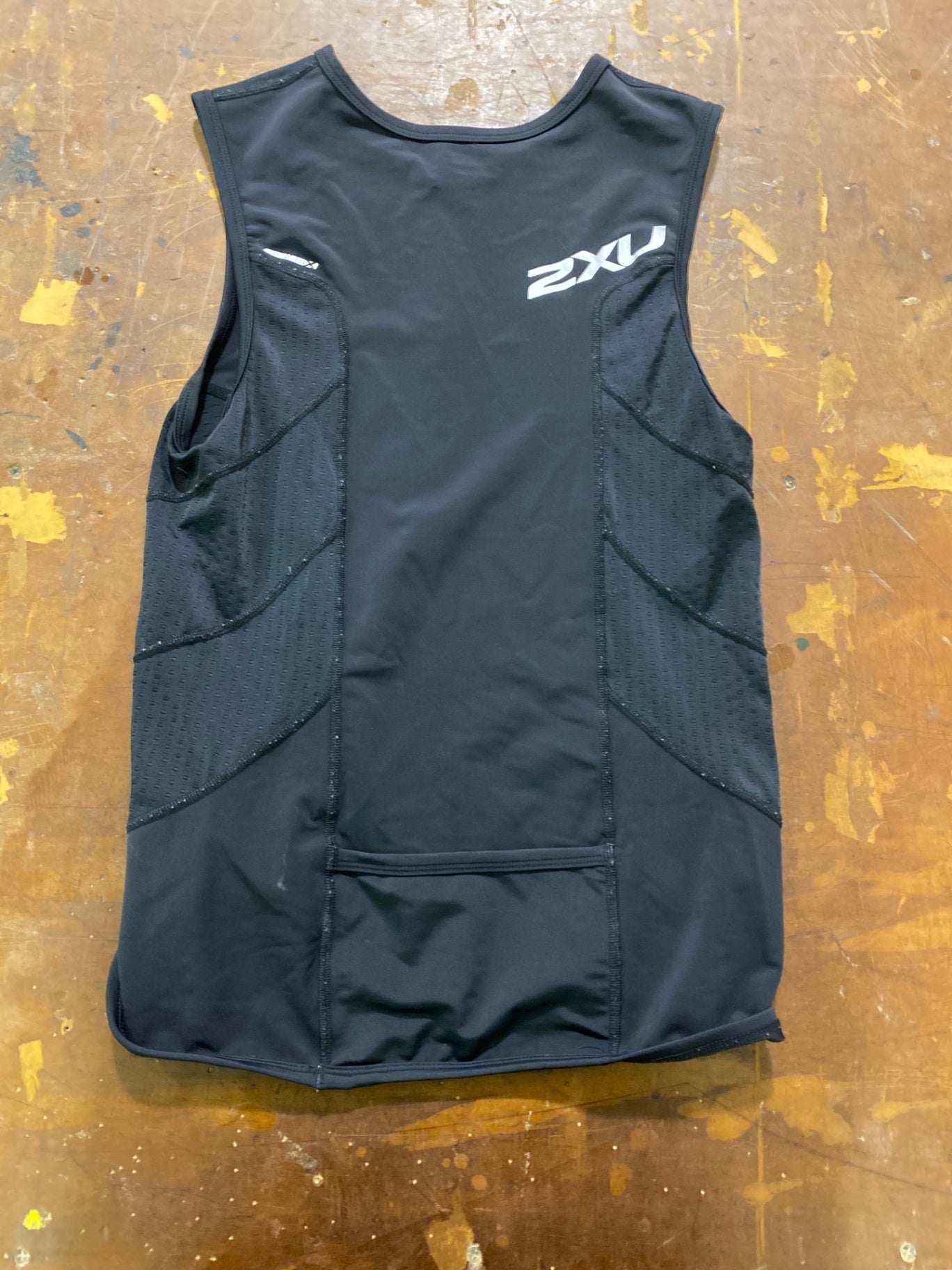 2XU Athletic Tank Top (Quarter Zip) XL Black
