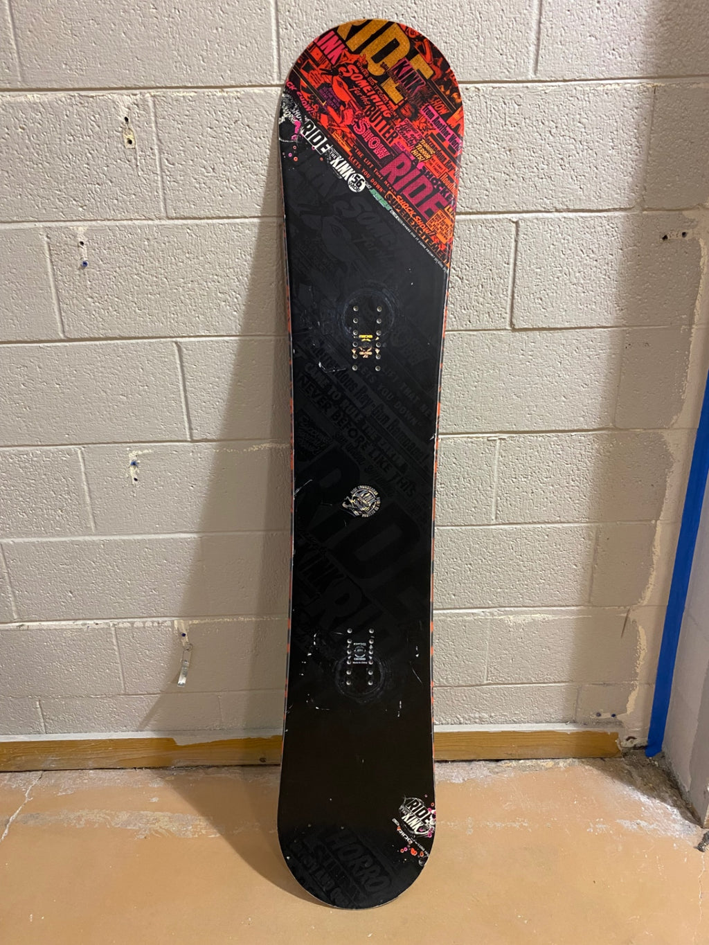 Ride Kink Snowboard 155cm Black/Red
