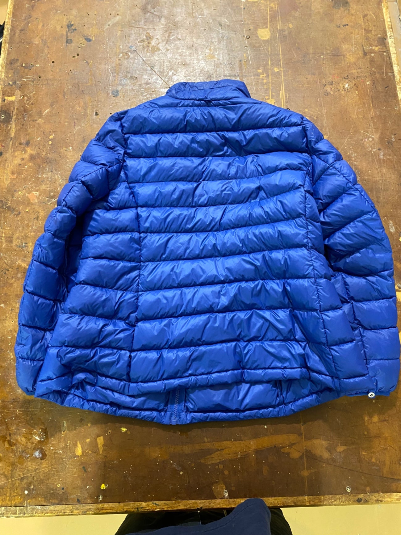 Susan Graver Down Jacket L Blue