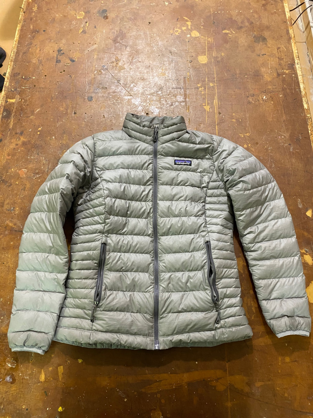 Patagonia Down Jacket (Full Zip) (No Hood) XS Grey