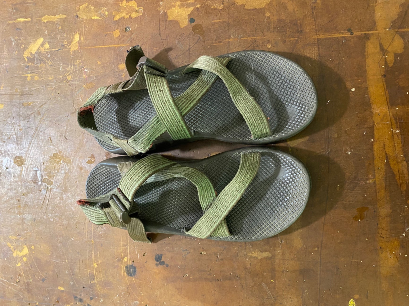 Chaco Sandals 12 Brown/Green