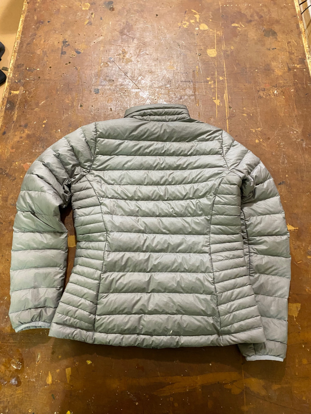 Patagonia Down Jacket (Full Zip) (No Hood) XS Grey