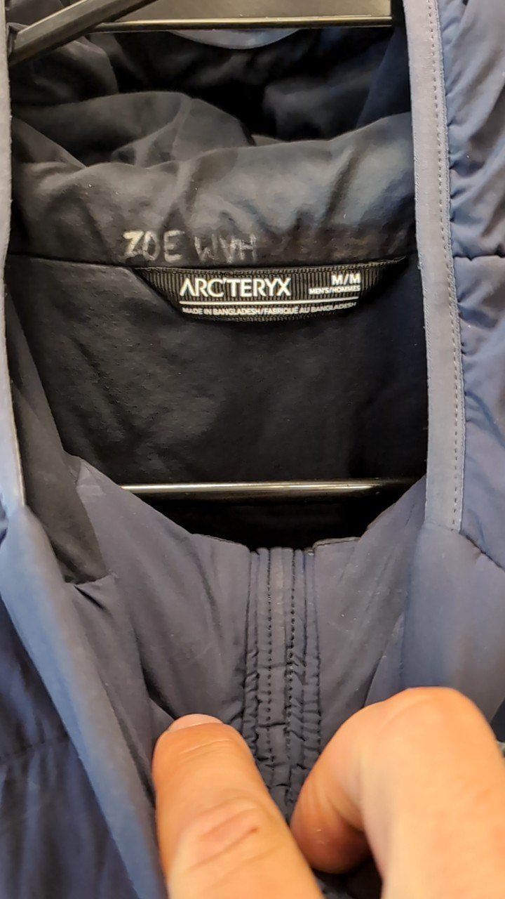 Arcteryx Jacket Insulated (Full Zip/ Hood) M Black