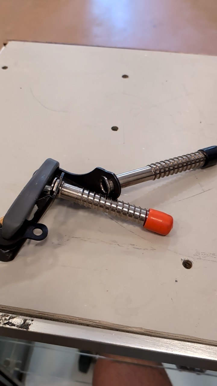 Black Diamond Climbing Hardware (Ice Screw) Orange and Black Set