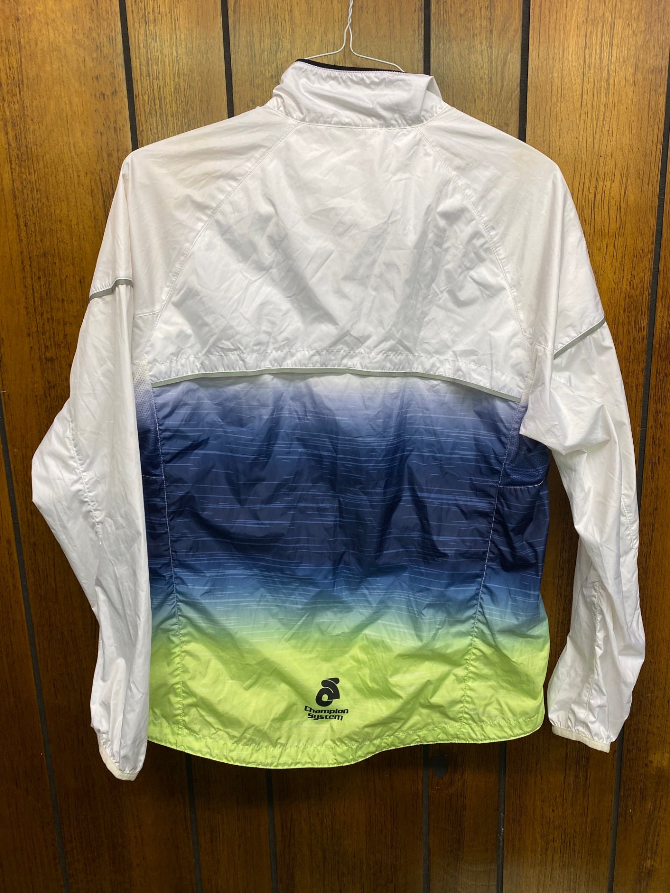 Champion System Jacket (Cycling) M White/Blue/Green