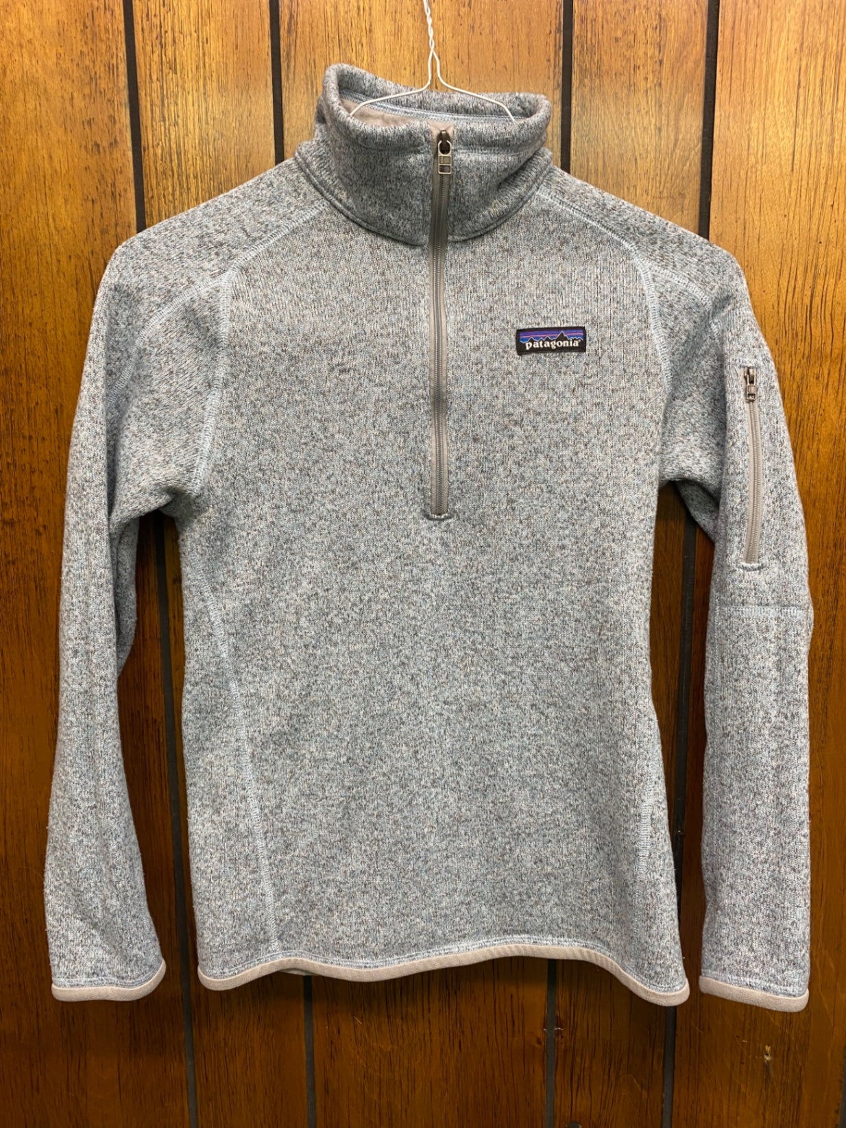 Patagonia Better Sweater Fleece Jacket (Quarter-Zip) (No Hood) XS Blue/Grey