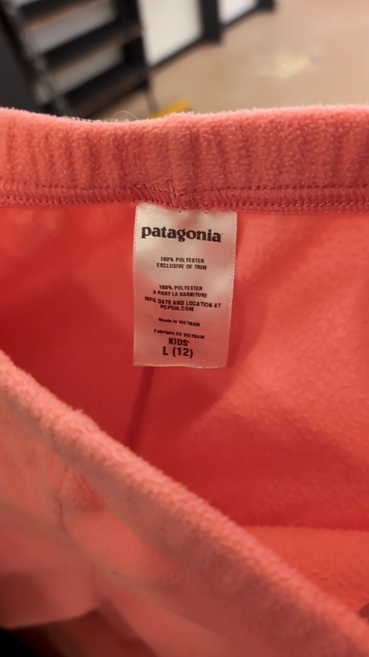 Patagonia Base Layer (Bottoms) Childs L Pink