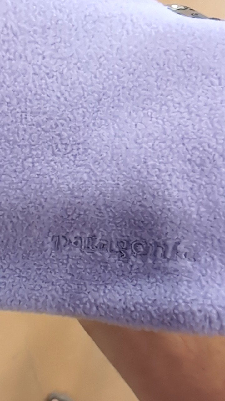 Patagonia Neck Warmer Kids One Size Purple
