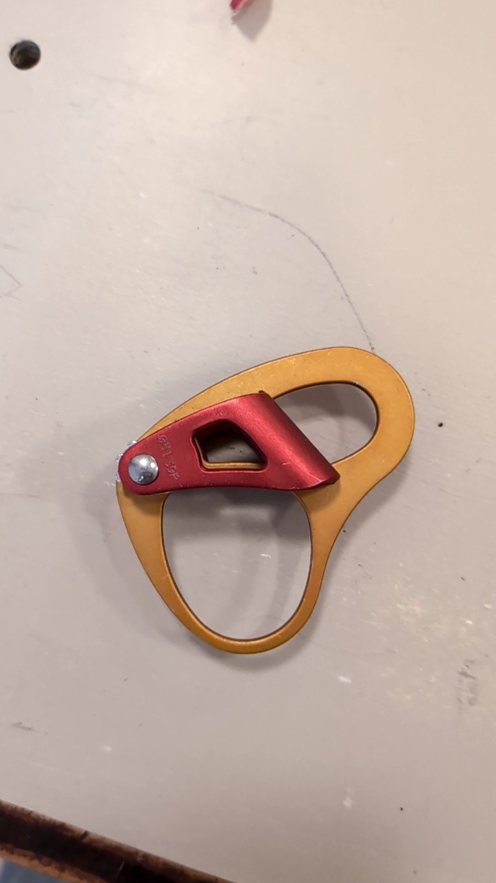 Petzl Climbing Hardware Orange / Red Reversino