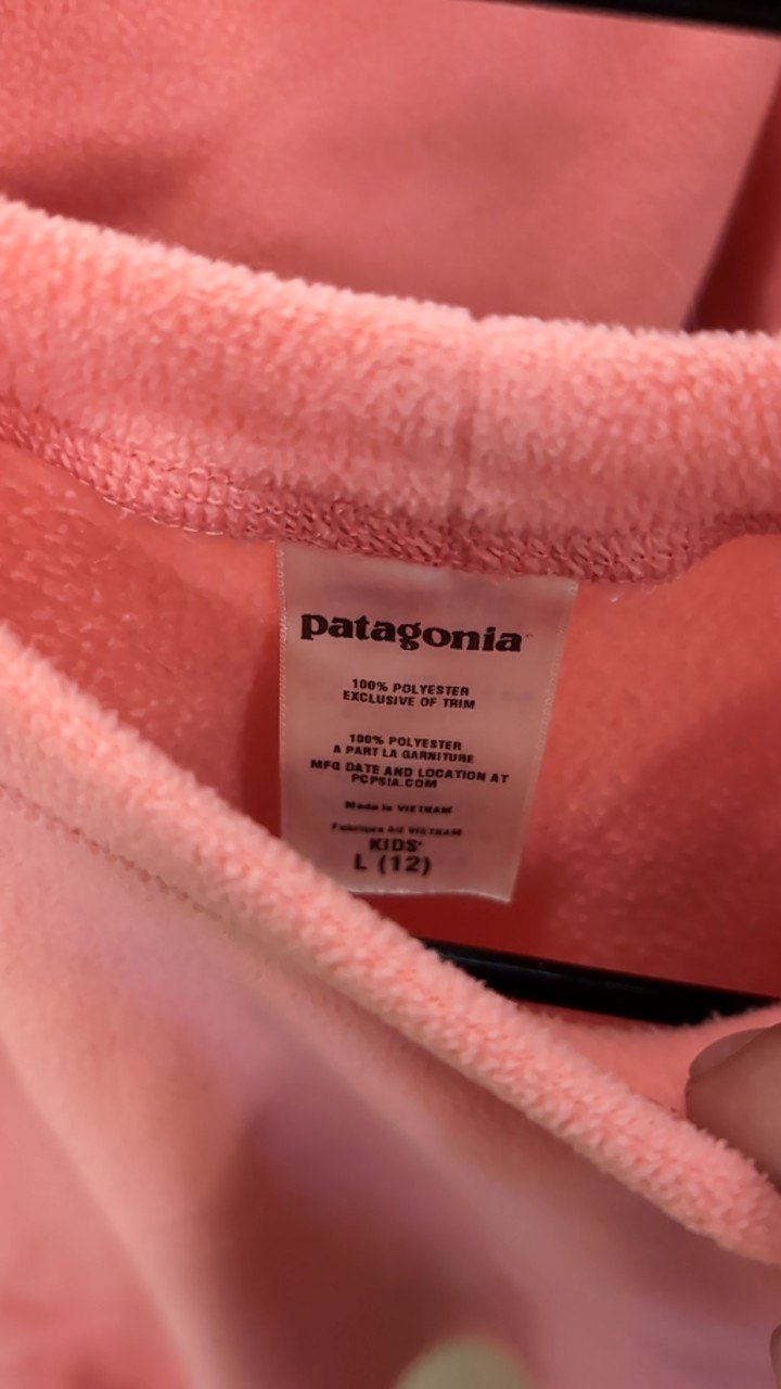 Patagonia Base Layer (Top) Childs L Pink