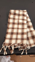 Scarf Brown and white