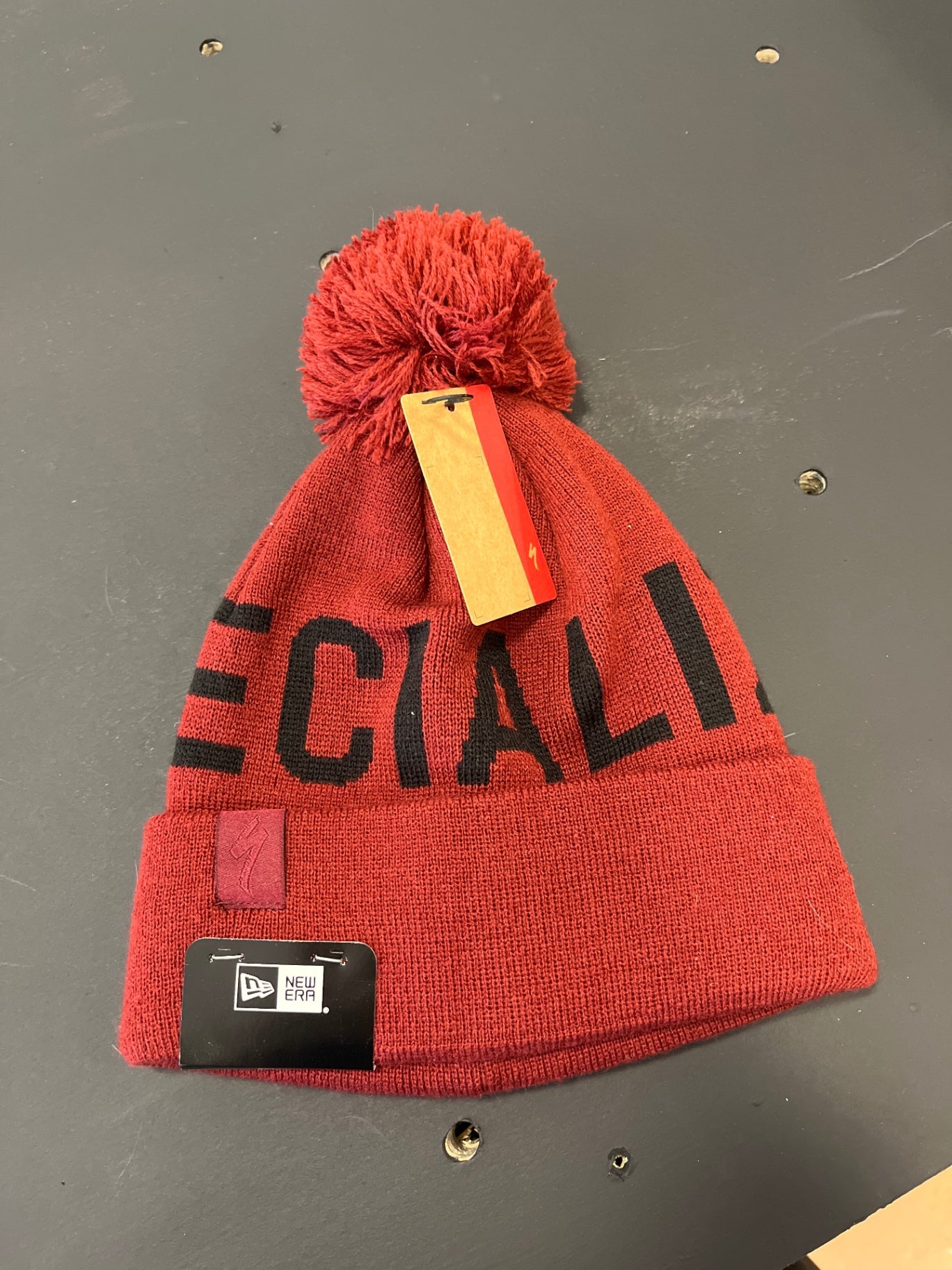 Specialized Hat (Beanie) Red/ Black Stripe