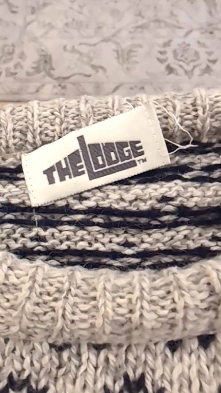 The Lodge Knit Sweater Brown/Black