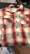 Thread and Supply Longsleeve (Button-Up) M Red and Yellow