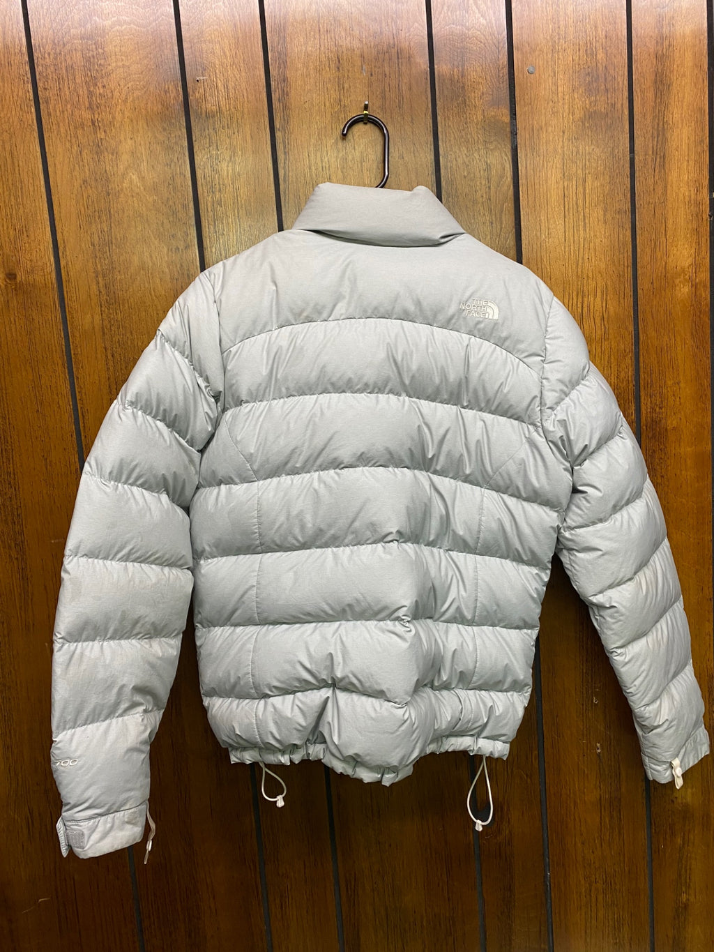 The North Face Puffy Jacket (Full Zip) (No Hood) L Grey