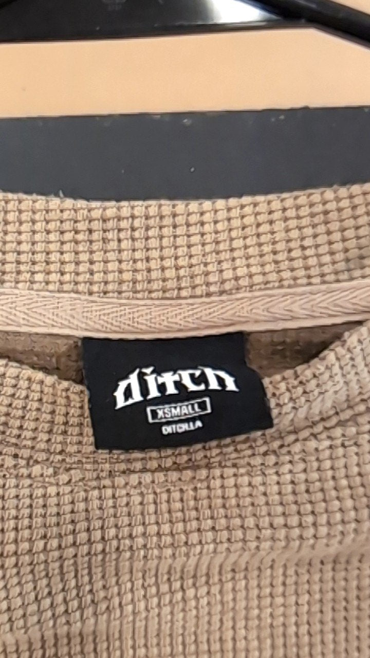 Ditch LA Longsleeve XS Brown Grid