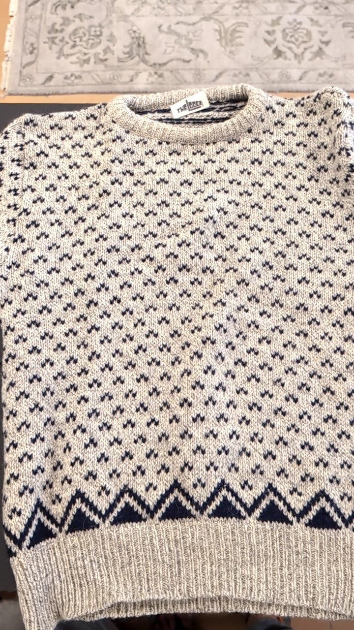 The Lodge Knit Sweater Brown/Black